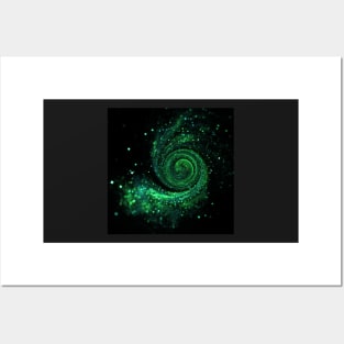 Green nebula Posters and Art